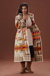 Long Wool Coats made with Pendleton® Wool. Made by Kraffs. Made in the USA.