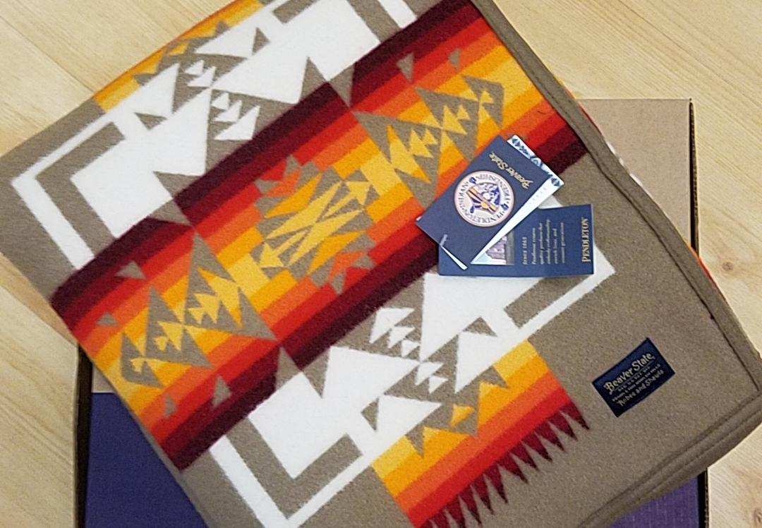 Pendleton Beaver State ブランケット カーキ 【公式通販】