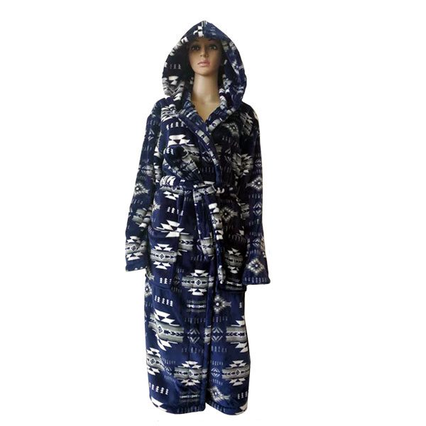 Silk Touch House Robe with Hood