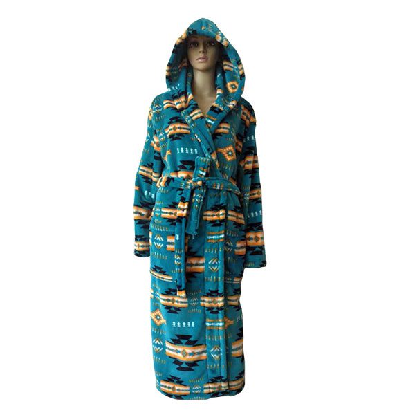 Silk Touch House Robe with Hood