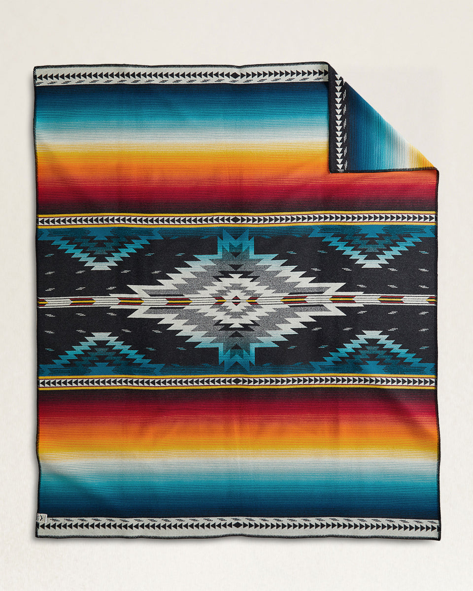 Pendleton® Jacquard Blanket Unnapped, Saltillo Sunset – Kraffs