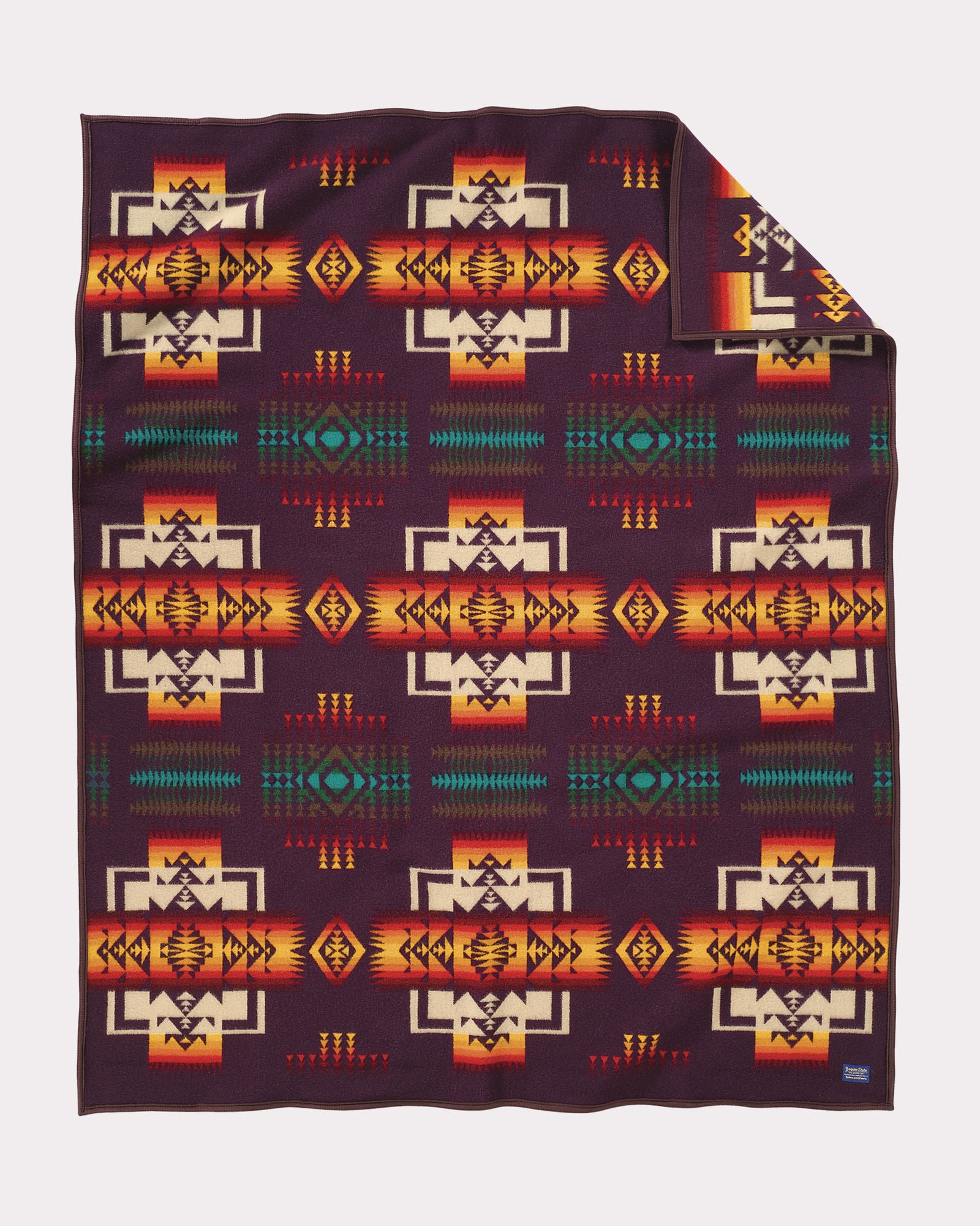 Pendleton® Chief Joseph Blanket, Maroon – Kraffs Clothing