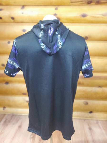 Nu Trendz® Men's Short Sleeved T-shirt Hoodie, Multi Colors