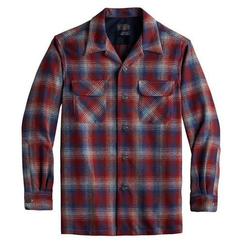 Pendleton® The Original Board Shirt Blue/Red Ombre