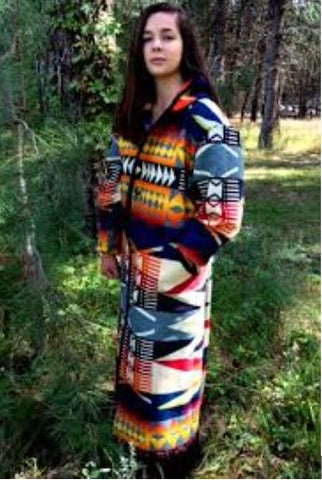 Fire Legend Pendleton Long coat