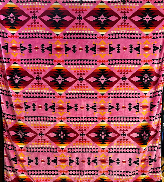 Western Trading, Extra Plush, Fleece Blanket, Pink