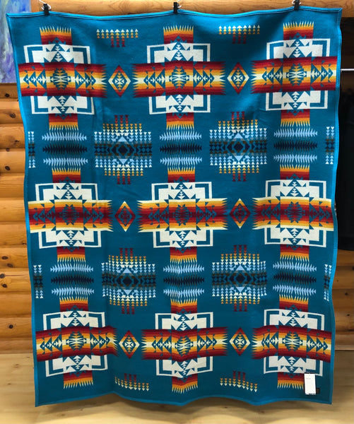 Pendleton® Chief Joseph  Blanket, Turquoise