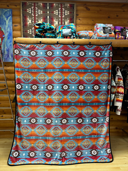 Western Trading, Extra Plush, Fleece Blanket.SKY BLUE
