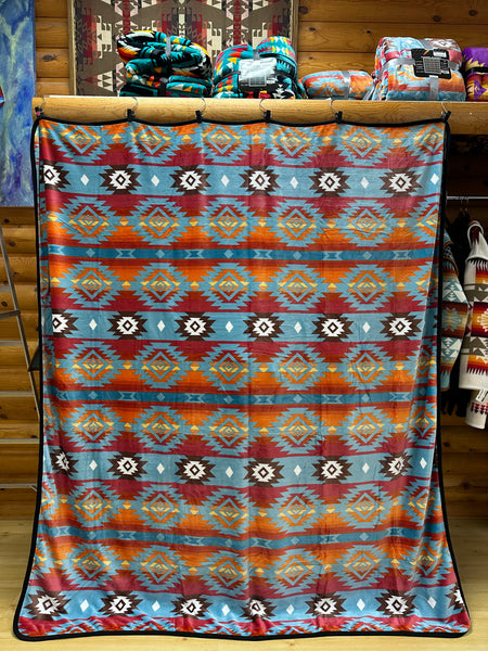 Western Trading, Extra Plush, Fleece Blanket.SKY BLUE