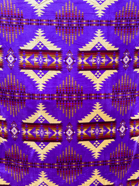 Western Trading, Extra Plush, Fleece Blanket, Queen Purple