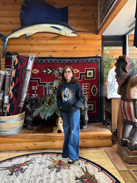 Feather Warrior Men's Sweatshirt by Dineh Designs