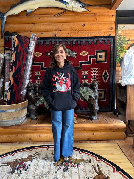 Dineh Designs Adult Hoodie MMIW black