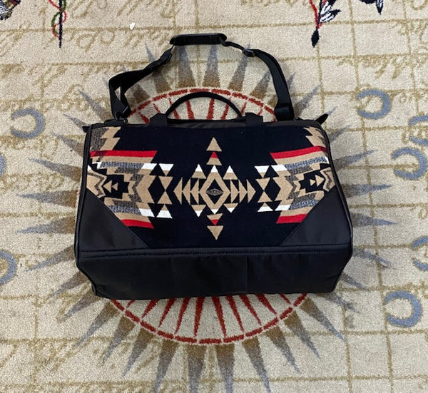 Coach Bag Made by Kraffs with Black Diamond Pendleton Fabric