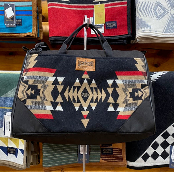 Coach Bag Made by Kraffs with Black Diamond Pendleton Fabric