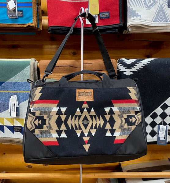 Coach Bag Made by Kraffs with Black Diamond Pendleton Fabric