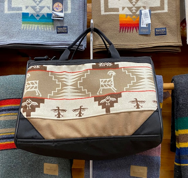 Coach Bag Made by Kraffs with Rock Art Pendleton Fabric