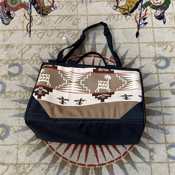 Coach Bag Made by Kraffs with Rock Art Pendleton Fabric
