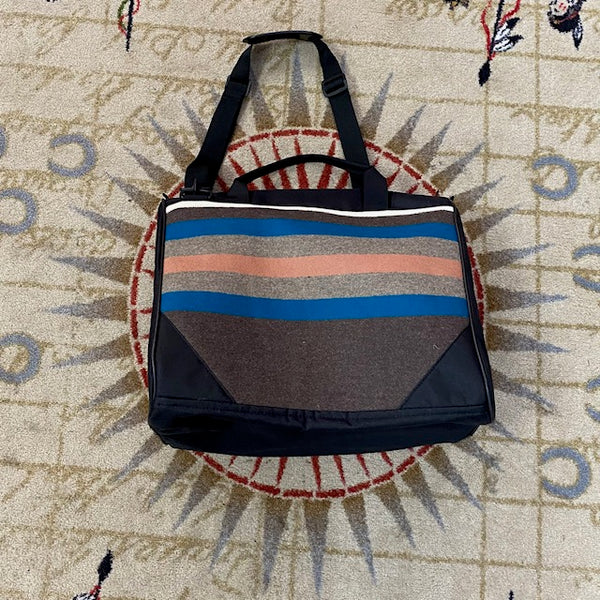 Coach Bag Made by Kraffs with Roselyn Begay Basket Weaver Pendleton Fabric