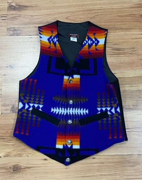 Kraffs Wool Vest, Chief Joseph Sapphire