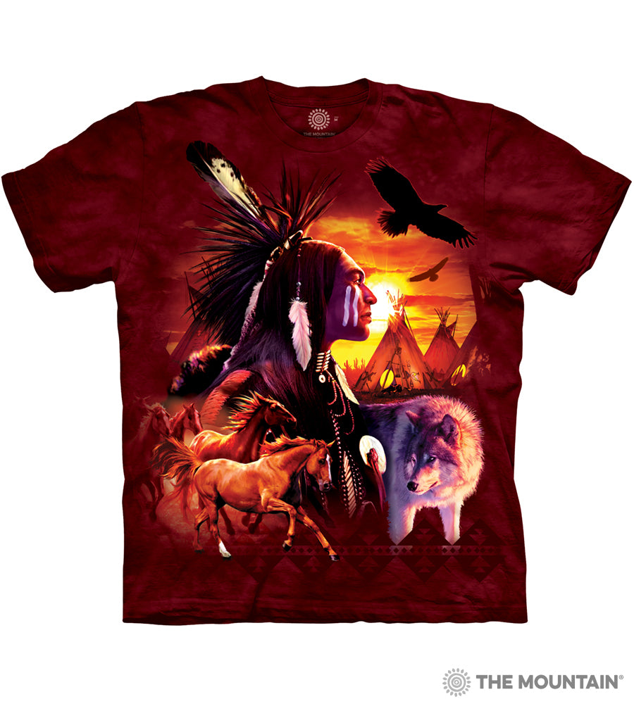 The Mountain® Unisex Tee, Indian Collage