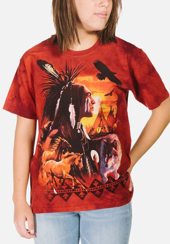 The Mountain® Unisex Tee, Indian Collage