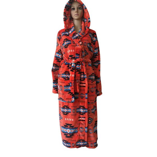 Silk Touch House Robe with Hood