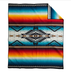 Pendleton® Jacquard Blanket Unnapped, Saltillo