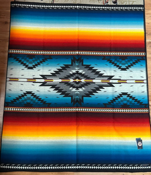 Pendleton® Jacquard Blanket Unnapped, Saltillo