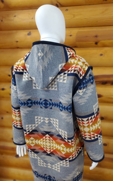 Kraffs Reversible Long Wool Coat, Smith Rock