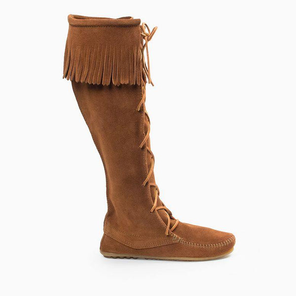 Minnetonka, Women's Front Lace Knee High Boots - Kraffs Clothing