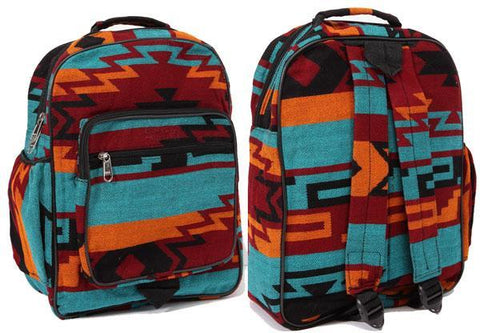 New West Native Style Backpack, Teal