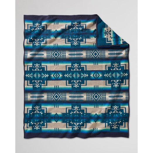 Chief Joseph Pendleton® Jacquard Blanket, Aegean – Kraffs Clothing