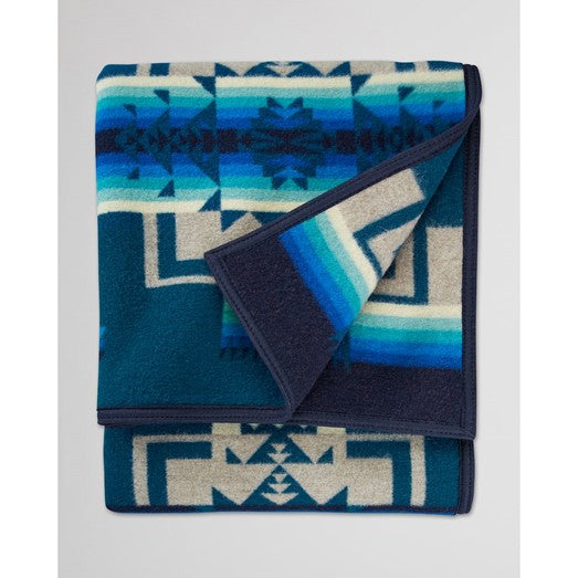 Chief Joseph Pendleton® Jacquard Blanket, Aegean – Kraffs Clothing
