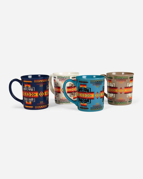 Pendleton® Chief Joseph Mugs, Set of 4 - Kraffs Clothing