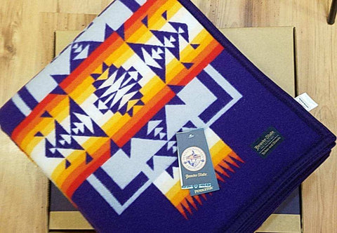 Pendleton® Chief Joseph  Blanket, Purple