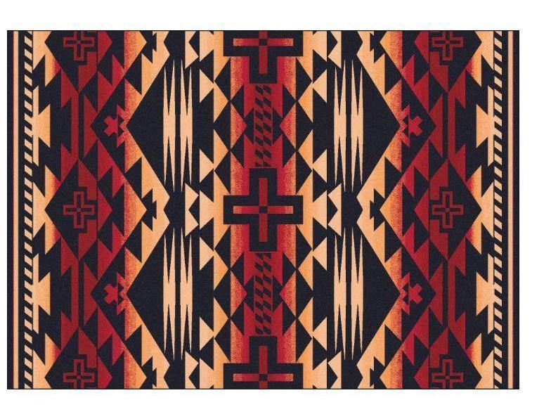 American Dakota, Rustic Cross Rug - Kraffs Clothing