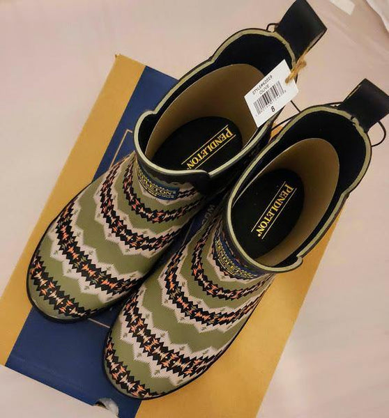 Pendleton® Women's Sonora Chelsea Rain Boots, Olive - Kraffs Clothing