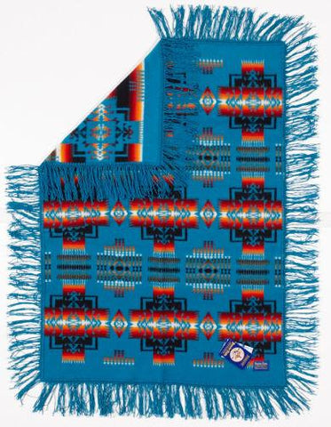 Pendleton® Chief Joseph Baby Blanket Shawl Collection, Turquoise