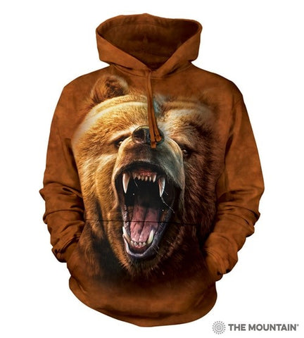 The Mountain® Grizzly Growl Unisex Sweatshirt Hoodie