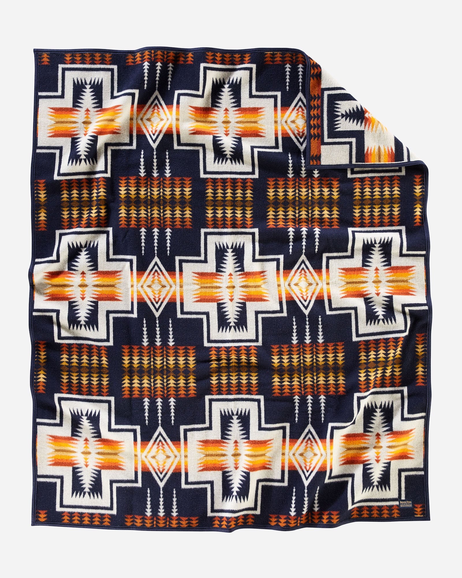 Pendleton® Harding Blanket, Navy