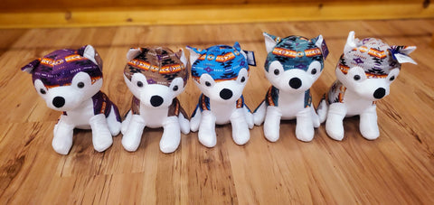 Nu Trendz Husky Plush Toy, Assorted Colors