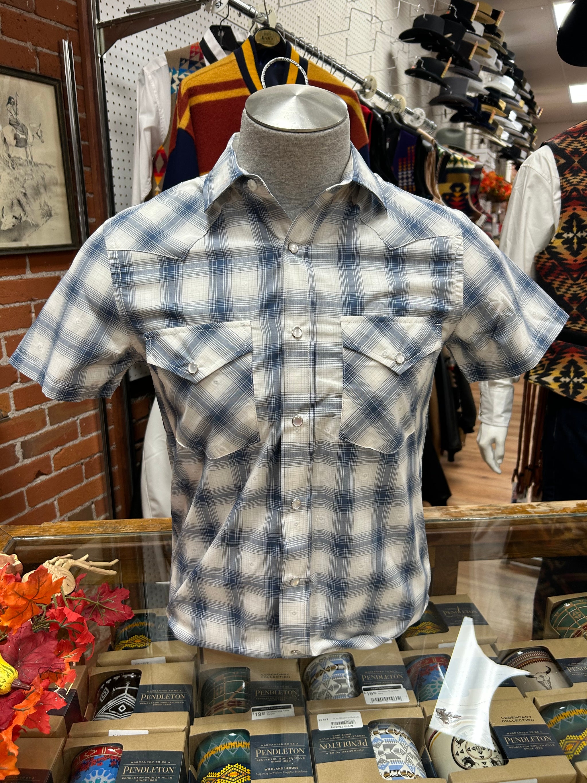 Short sleeve pendleton deals