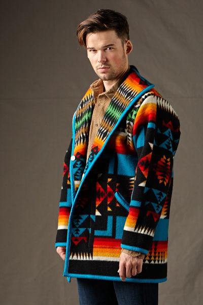 Reversible wool car coat hot sale