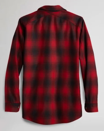 Pendleton® Men's Plaid Scout Shirt, Red/Black Buffalo Check