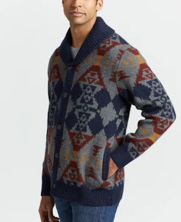 Pendleton® Men's Siskiyou Shetland Cardigan, Grey