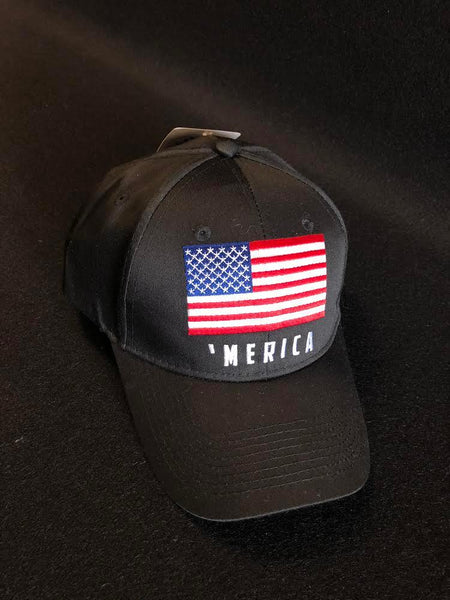 Cap, Black, 'Merica - Kraffs Clothing