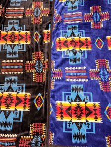 Western Trading Fleece Blanket Midnight Blue