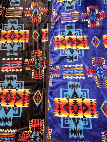 Western Trading Fleece Blanket Midnight Blue