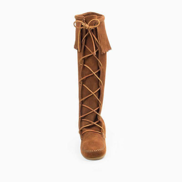 Minnetonka, Women's Front Lace Knee High Boots - Kraffs Clothing