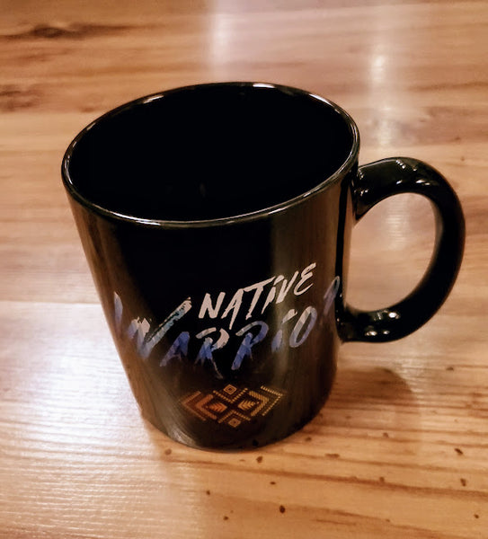 Ceramic mug, "Native Warrior"